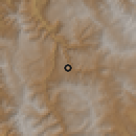 Shaded relief of the 60 km around Chachapoyas, drawn from the GMTED2010 grid