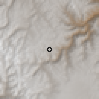 Shaded relief of the 60 km around Chaupimarca, drawn from the GMTED2010 grid