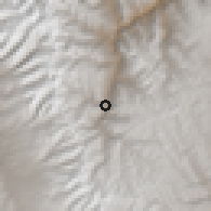 Shaded relief of the 60 km around Chavin de Huantar, drawn from the GMTED2010 grid