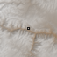 Shaded relief of the 60 km around Chuschi, drawn from the GMTED2010 grid