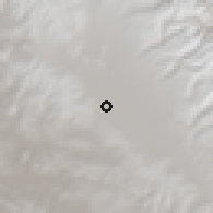 Shaded relief of the 59 km around Cojata, drawn from the GMTED2010 grid