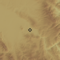 Shaded relief of the 60 km around Alonso de Alvarado, drawn from the GMTED2010 grid