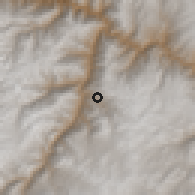 Shaded relief of the 59 km around Coyllurqui, drawn from the GMTED2010 grid