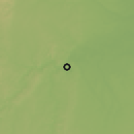 Shaded relief of the 60 km around Curimana, drawn from the GMTED2010 grid