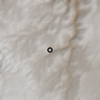 Shaded relief of the 59 km around Haquira, drawn from the GMTED2010 grid