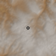 Shaded relief of the 60 km around Hualgayoc, drawn from the GMTED2010 grid