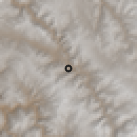 Shaded relief of the 59 km around Andahuaylillas, drawn from the GMTED2010 grid