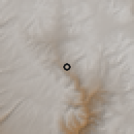 Shaded relief of the 59 km around Lucanas, drawn from the GMTED2010 grid