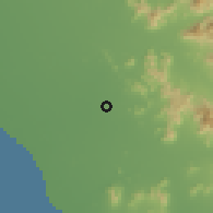 Shaded relief of the 60 km around Manuel Antonio Mesones Muro, drawn from the GMTED2010 grid