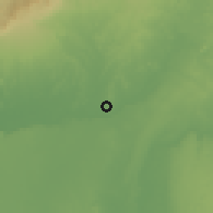 Shaded relief of the 60 km around Marcavélica, drawn from the GMTED2010 grid