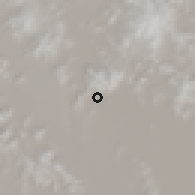 Shaded relief of the 59 km around Arapa, drawn from the GMTED2010 grid