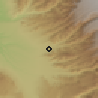 Shaded relief of the 59 km around Nazca, drawn from the GMTED2010 grid