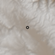 Shaded relief of the 60 km around Ataura, drawn from the GMTED2010 grid