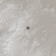Shaded relief of the 59 km around Pichacani, drawn from the GMTED2010 grid