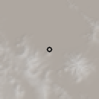 Shaded relief of the 59 km around Pomata, drawn from the GMTED2010 grid