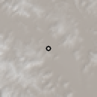 Shaded relief of the 59 km around Pucara, drawn from the GMTED2010 grid