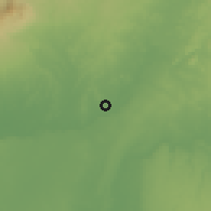 Shaded relief of the 60 km around Querecotillo, drawn from the GMTED2010 grid