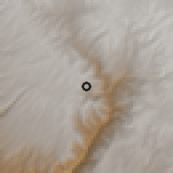 Shaded relief of the 59 km around San Cristobal, drawn from the GMTED2010 grid
