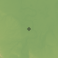 Shaded relief of the 60 km around Sarayacu, drawn from the GMTED2010 grid