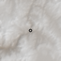 Shaded relief of the 59 km around Sibayo, drawn from the GMTED2010 grid
