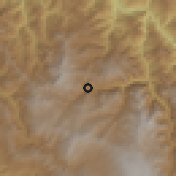 Shaded relief of the 60 km around Socota, drawn from the GMTED2010 grid