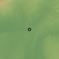 Shaded relief of the 60 km around Sullana, drawn from the GMTED2010 grid