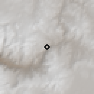 Shaded relief of the 59 km around Tuti, drawn from the GMTED2010 grid