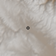 Shaded relief of the 60 km around Yauyos, drawn from the GMTED2010 grid