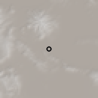 Shaded relief of the 59 km around Zepita, drawn from the GMTED2010 grid