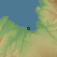 Shaded relief of the 60 km around Barra, drawn from the GMTED2010 grid