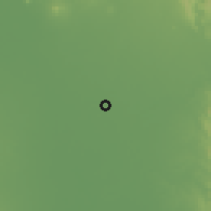 Shaded relief of the 59 km around Bibiclat, drawn from the GMTED2010 grid