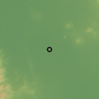 Shaded relief of the 59 km around Burgos, drawn from the GMTED2010 grid