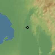 Shaded relief of the 59 km around Cainta, drawn from the GMTED2010 grid