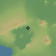 Shaded relief of the 59 km around Ambulong, drawn from the GMTED2010 grid