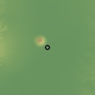 Shaded relief of the 59 km around Arayat, drawn from the GMTED2010 grid