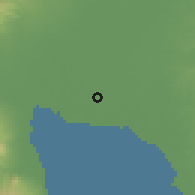 Shaded relief of the 59 km around Hagonoy, drawn from the GMTED2010 grid