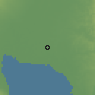 Shaded relief of the 59 km around Malolos, drawn from the GMTED2010 grid