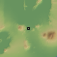 Shaded relief of the 59 km around Masaya, drawn from the GMTED2010 grid