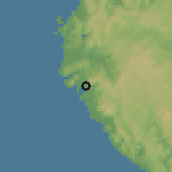 Shaded relief of the 60 km around Nabulao, drawn from the GMTED2010 grid