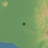 Shaded relief of the 59 km around Pantubig, drawn from the GMTED2010 grid