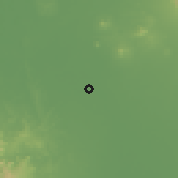 Shaded relief of the 59 km around Ramos, drawn from the GMTED2010 grid