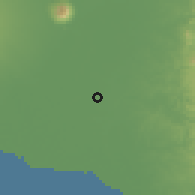 Shaded relief of the 59 km around Balucuc, drawn from the GMTED2010 grid