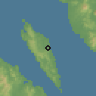 Shaded relief of the 60 km around San Jacinto, drawn from the GMTED2010 grid