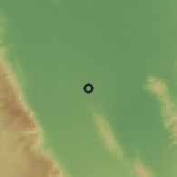 Shaded relief of the 60 km around Tacurong, drawn from the GMTED2010 grid