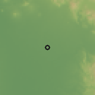 Shaded relief of the 59 km around Talavera, drawn from the GMTED2010 grid