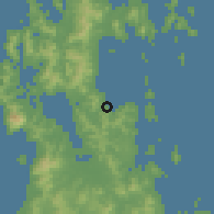 Shaded relief of the 60 km around Taytay, drawn from the GMTED2010 grid