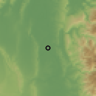 Shaded relief of the 59 km around Tuguegarao, drawn from the GMTED2010 grid
