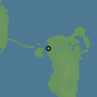 Shaded relief of the 57 km around al-Mālikiyah, drawn from the GMTED2010 grid