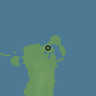 Shaded relief of the 57 km around Manama, drawn from the GMTED2010 grid