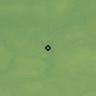 Shaded relief of the 48 km around Dobre Miasto, drawn from the GMTED2010 grid